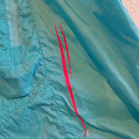 Karrimor Run X Lite women's size 12 light weight running jacket, teal VGUC - Picture 8 of 13